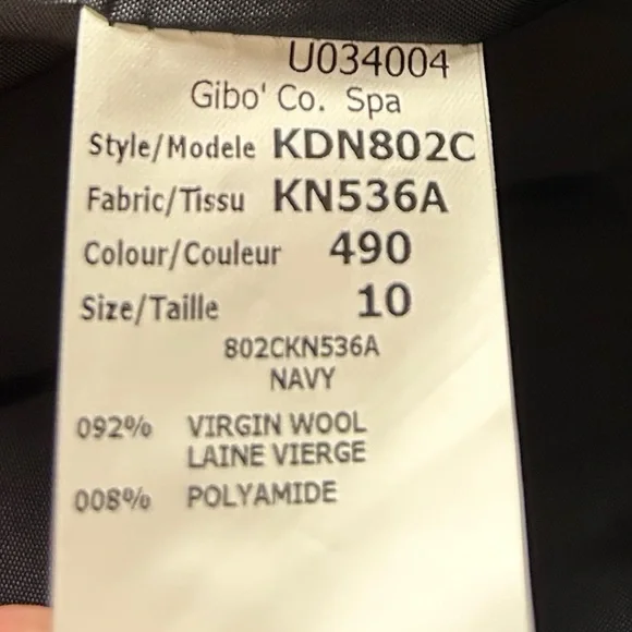 Michael Kors Italy Lady Coat Ruffle Structured Shoulders Blazer Wool Career 10